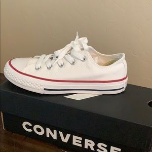 Youth white converse